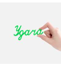 Подвеска Word, 3D-печать на заказ, удача