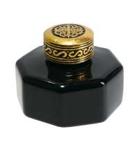 Набор: ручка перьевая, чернильница, блоттер