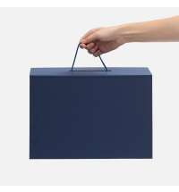 Коробка складная New Case Fold, темно-синяя