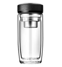 Термос стеклянный с LED-дисплеем Smartview, чёрный