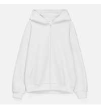 Толстовка унисекс оверсайз Sartoro, белая