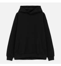 Худи унисекс оверсайз Daylero, черное