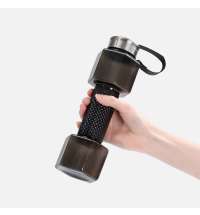 Бутылка для воды Hantelis, черная