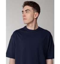 Футболка оверсайз мужская Boxy Men, синяя (джинс)