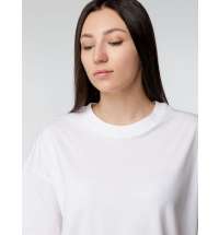 Футболка оверсайз женская Boxy Women, бежевая (льняная)