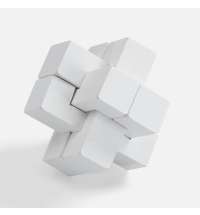 Набор из 3 головоломок Tickler Arcade, белый