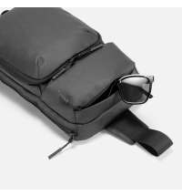 Рюкзак на одно плечо Jekko, черный