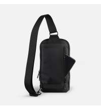 Рюкзак на одно плечо Solnex, черный