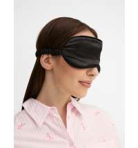 Двухстороняя маска для сна Veluto, черная
