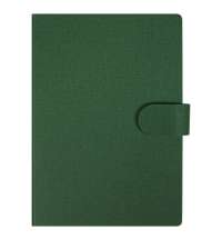 Блокнот А5 Tasmania, в твердой обложке со стикерами в линейку, зеленый