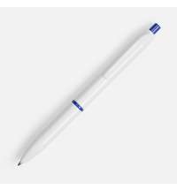Ручка шариковая Bright Pop, белая с синим