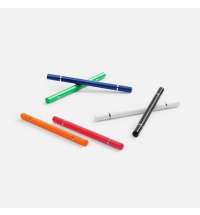 Ручка шариковая и вечный карандаш Diptych, ярко-красная