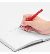 Ручка шариковая и вечный карандаш Diptych, ярко-красная