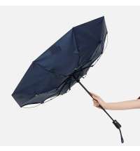 Зонт складной Brellix, темно-синий