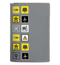 Обложка для паспорта Industry, ver.2, энергетика