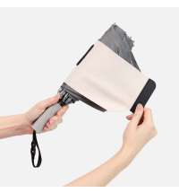 Зонт обратного сложения Easyroll, серый