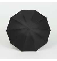 Зонт обратного сложения с ручкой-карабином Foldberry, черный