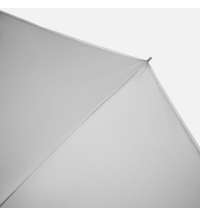 Зонт обратного сложения с ручкой-карабином Foldberry, серый