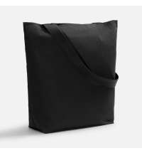 Шопер B5, черный с широкими черными ручками