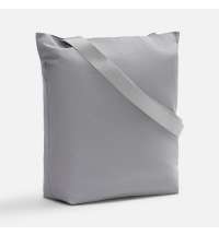 Шопер B5, серый с широкими серыми ручками