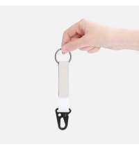 Брелок с карабином Manlig, белый