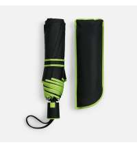 Зонт складной Edgeline, зеленое яблоко