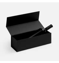 Коробка складная под бутылку Color Jacket Fold, черная