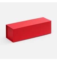 Коробка складная под бутылку Color Jacket Fold, красная