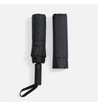 Зонт складной с УФ-защитой Ribstar, черный