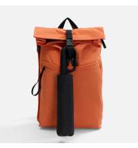 Зонт складной Skymate с УФ-защитой и ручкой-карабином, черный