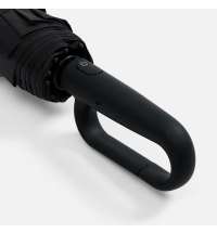 Зонт складной Skymate с УФ-защитой и ручкой-карабином, черный