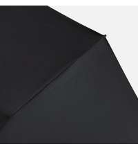 Зонт складной Skymate с УФ-защитой и ручкой-карабином, черный