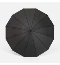Зонт складной Skymate с УФ-защитой и ручкой-карабином, черный