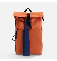 Зонт складной Skymate с УФ-защитой и ручкой-карабином, темно-синий