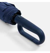 Зонт складной Skymate с УФ-защитой и ручкой-карабином, темно-синий