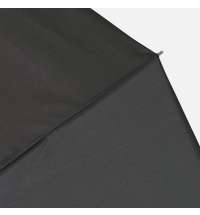 Зонт обратного сложения inLoop с ручкой-карабином, черный