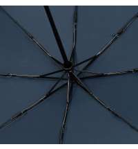 Зонт складной Smooth Move с плавным закрытием, темно-синий