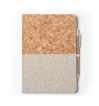 Блокнот А5 ROBIN в твёрдом переплёте с ручкой