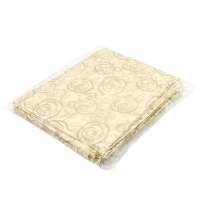 Биоразлагаемая скатерть, бело-золотая, набор 5шт