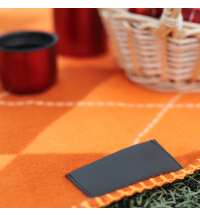 Плед Aberdeen, оранжевый