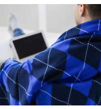 Плед Aberdeen, синий