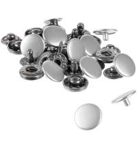 Кнопка Clavis, M, серебристая