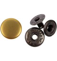 Кнопка Clavis, M, золотистая