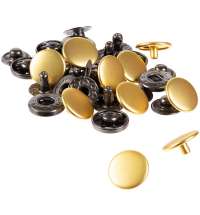 Кнопка Clavis, M, золотистая