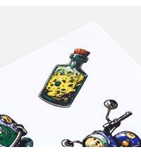 Стикерпак бумажный Thematic, 23 февраля