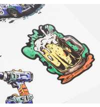 Стикерпак UV-DTF Thematic, 23 февраля