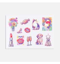 Стикерпак UV-DTF Thematic, 8 марта