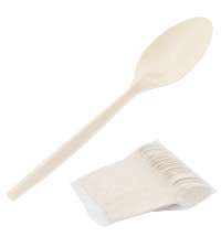 Набор 50 шт ложка из кукурузного крахмала, 7 дюймов (17,5 см)