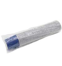 Набор 50 шт бумажный стакан 4,5 унций (130 мл), сине-белый