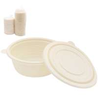 Набор контейнеров (супница) из кукурузного крахмала, 600 мл (50 шт)